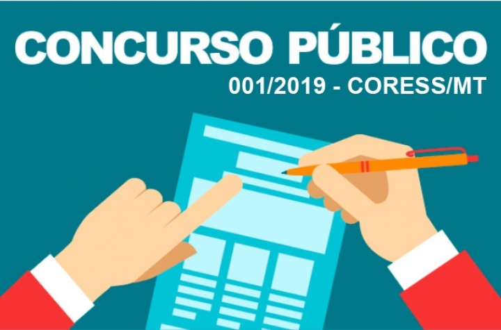 Coress/MT divulga edital do Concurso Pblico N 001/2019